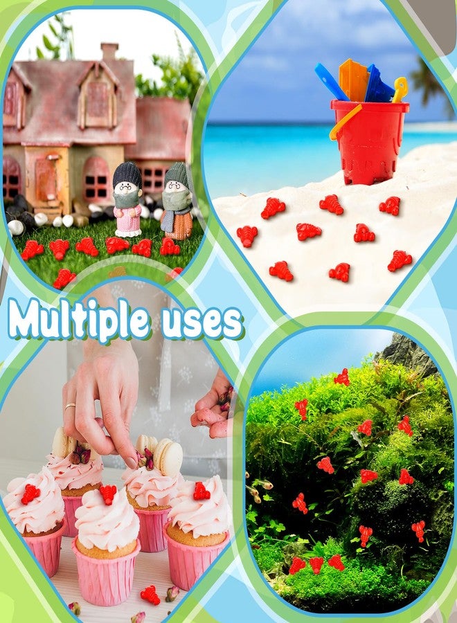 RoundFunny 100 Pcs Mini Lobster Figurine Resin Lobster Models Tiny Red Crawfish Decor Small Fake Sea Figurine for Early Education Teaching Aids, Party Shooting Props and Tabletop Decor - Image 5